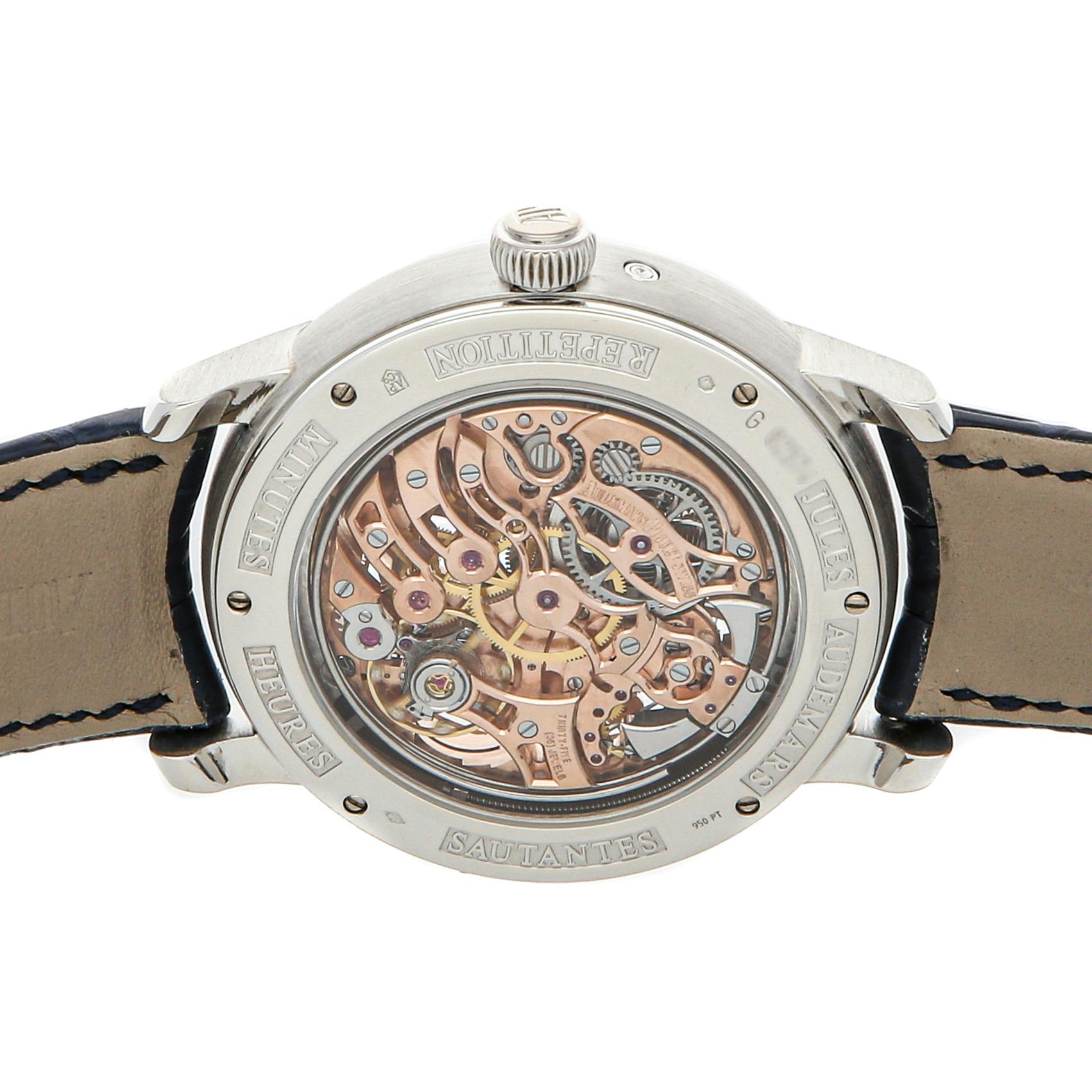 Audemars Piguet Jules Audemars Openworked Minute Repeater with